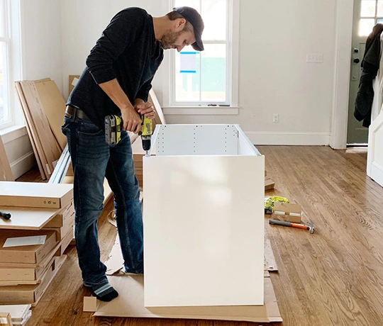 Kitchen Cabinet Installation For New Construction