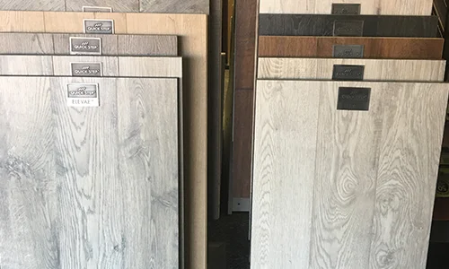 Samples of wooden hardwood Flooring